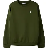 Name it Sweatshirt - Noos - NkmFlo - Rifle Greeb - - 9-10 år (134-140) - Sweatshirt