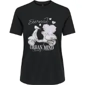 ONLY Shirts 'ONLPAULA' grå / sort / hvid