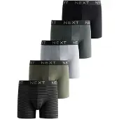 Next Boksershorts grå / khaki / jade / sort
