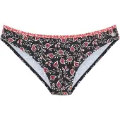 LASCANA Bikinitrusse melon / sort / hvid