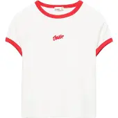 Pull&Bear Shirts 'STWD' rød / hvid
