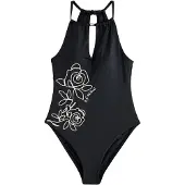Ted Baker Badedragt sort / hvid