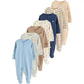 Next Nattøj beige / navy / lyseblå / cappuccino / lysebrun