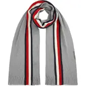 Tommy Hilfiger Sjal 'RASHELLE' marin / grå / rød / hvid
