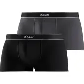 s.Oliver Boksershorts grå / sort / hvid