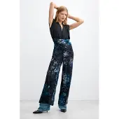 Desigual Jumpsuit blå / natblå / mørkelilla / hvid