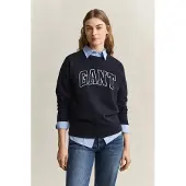 Gant Sweatshirt mørkeblå / hvid