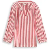 Tom Tailor Bluse rød / hvid