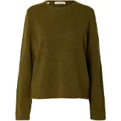 Selected Pullover 'SLWLulu' oliven
