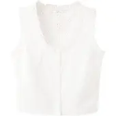 Mango Bluse 'BROTUS' offwhite