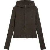 Weekday Cardigan 'Peggy' mørkebrun