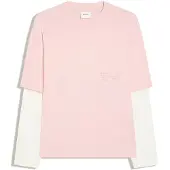 Bershka Bluser & t-shirts lyserød / gammelrosa / hvid