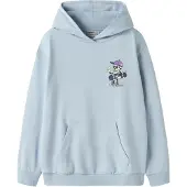 Name it Sweatshirt 'NKMLASSE' navy / lyseblå / lyselilla / hvid