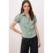 Trendyol Bluse pastelgrøn
