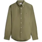 Tommy Hilfiger Flex Solid Regular Fit Skjorte Med Lange ærmer