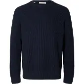 Selected Pullover 'SLMBraun' navy