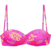 Venice beach Bikinioverdel lilla / pastelorange / pink