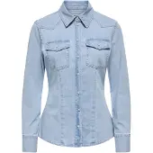 ONLY Bluse 'ONLOlivia' lyseblå