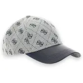 GUESS Guesstil mænd. M6GZ09W2058 Blå 4G Jacquard-kasket (OSFA), Casual, Bomuld