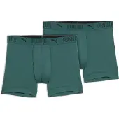Puma Sport Microfiber Boxers (2-Pack) Men, Clothing, Green, 4