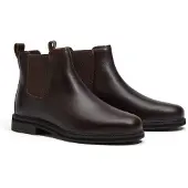 Timberland Timberlandtil mænd. TB0A42PGW011 Mørkebrune Chelsea Stormbucks-læderstøvletter (40), Fast, Ingen, Casual