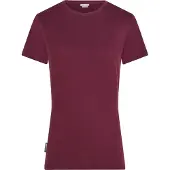 Icebreaker - Vandretøj dame - W Merino 150 Tech Lite SS Tee Dk Berry til UnisexUld - Størrelse L - Lilla
