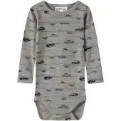 Name it Body l/æ - Uld - Noos - Rib - NbmWang - AOP - Satellite/ - - 1 år (80) - Body L/Æ