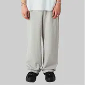 Woodbird Herre Basis Joggers Light Grey Melange