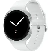 Samsung Galaxy Watch 8 LTE 44 mm SM-L335FZSAEUE / smartwatch med eSIM og sundhedssporing – Sølv