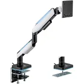 Logilink Gaming-monitorarm 17-32 med belysning Svart/Vit