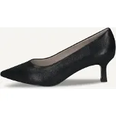 Caprice Pumps, black, made of Leather with Queenie, Size 40