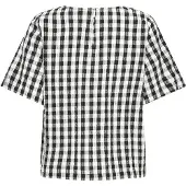 Ichi Bluse 'IHKarra' sort / hvid