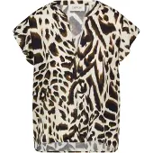 Cartoon Bluse lysebeige / umbra / mørkebrun