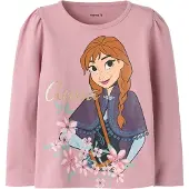 Name It Mini Bluse - Frozen - NmfJala - Lilas - - 4 år (104) - Bluse