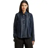 G-Star Step Hem Pocket Shirt - Dark blue - Women