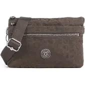 Kipling Skuldertaske 'Riri Leo' mørkebrun