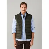 Hackett London Hackett Londontil mænd. HM4000197 Ultra vest mørkegrøn (XL), Casual, Polyester