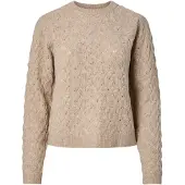 Pieces Pullover 'PCLELOU' greige