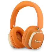 GUESS Rectangle Metal Script Logo ENC trådløse hovedtelefoner - orange