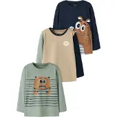 Name it Bluse - Noos - 2-pak - MmmNiko - Navy Blazer/Navy Blazer - - 4 år (104) - Bluse