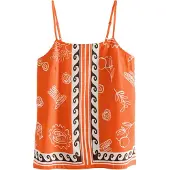Next Overdel orange / sort / hvid