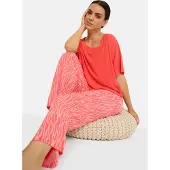 LASCANA Pyjamas pastelrød / lys rød