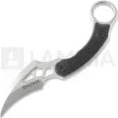 Maxace Snow Wolf Unsharpened træningskniv, Black G-10
