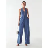 BWLDR Jumpsuit 'Amie' safir