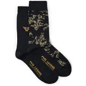 PME Legend Sokker '2-pack socks with allover print' mørkeblå