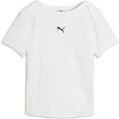 Puma Essentials Ribbed Slim T-shirt, størrelse Small