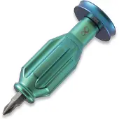 Kansept Knives EDC Bit Driver Drive-R-Saurus G018P2 Titanium, Blue Anodized, screwdriver, Jesse Pauley design