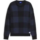 HUGO Relaxed-fit sweater med buffalotern