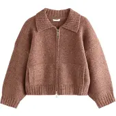 Next Cardigan brun-meleret