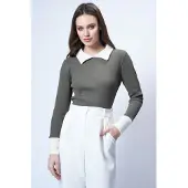 Trend Alaçatı Stili Shirts grå / hvid